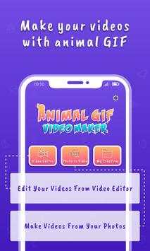 Animal GiF Video Maker screenshot 1