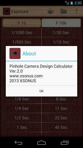 Pinhole Camera Calculator screenshot 6