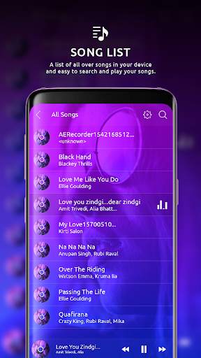 Neon Music Player - Neon Player screenshot 4