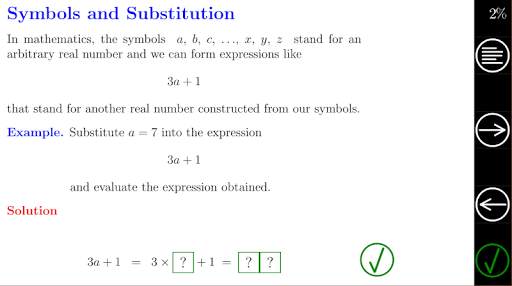 Algebra Tutorial 1: Basics скриншот 4