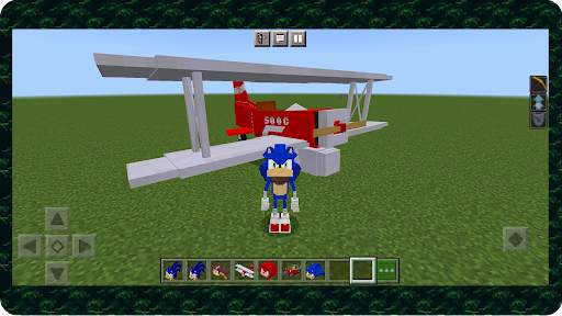Mod Sonic skin for Minecraft screenshot 2