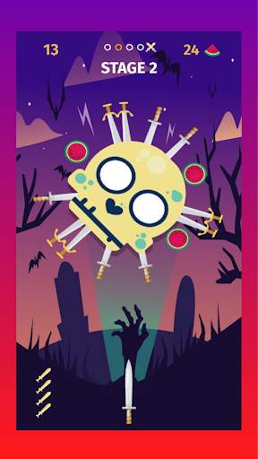 Zombie Knife Thrower screenshot 2
