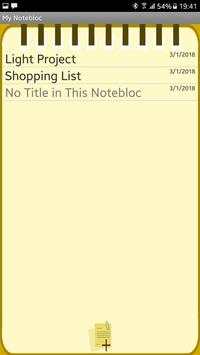 My Notebloc screenshot 1