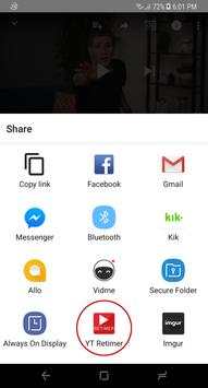 Link Retimer for YouTube screenshot 2