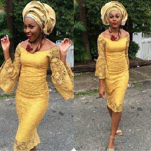 9ja Lace Short Gown Styles. screenshot 10