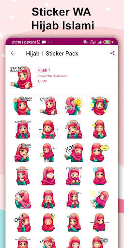 Sticker WA Hijab Islami screenshot 3