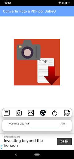 Convert Photo to PDF by JuBeO screenshot 1