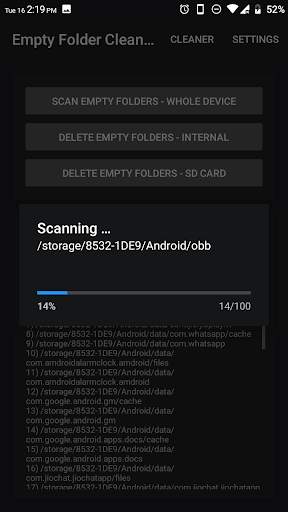 Empty Folder Cleaner screenshot 2