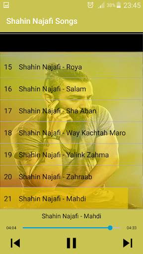 جديد شاهين نجفى بدون اينترنيت -Shahin Najafi Songs screenshot 2
