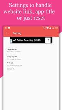 Website to App builder - App Builder screenshot 5