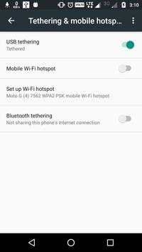 USB Tethering Shortcut 3 تصوير الشاشة