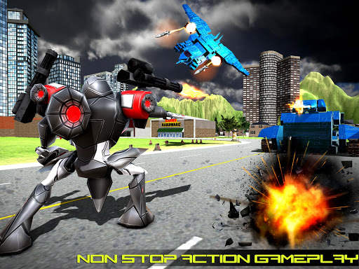 Transform Robot Action Game screenshot 18