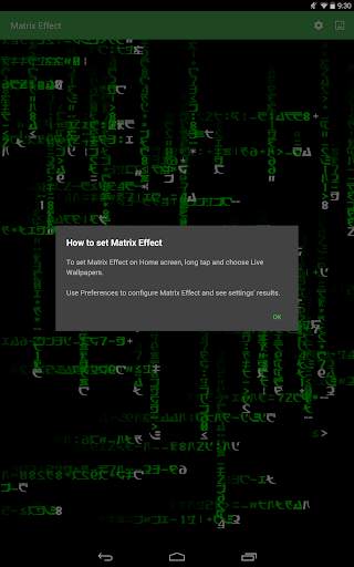 Matrix Effect Live Wallpaper screenshot 17