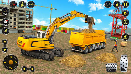 Modern Road Construction Games screenshot 3