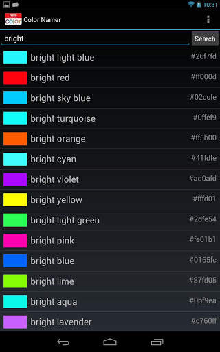 Color Namer 7 تصوير الشاشة