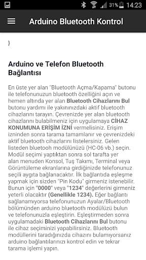CLK Arduino Bluetooth Kontrol screenshot 8