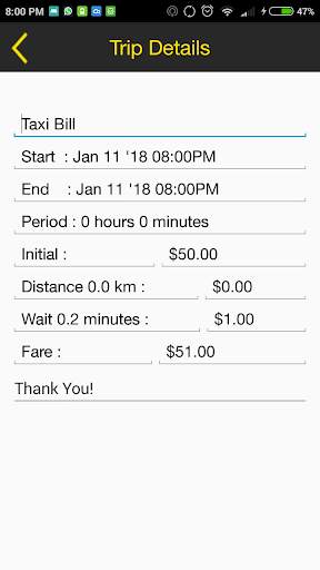 Portable - Taxi/Auto Meter App screenshot 8