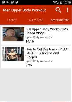 Upper Body Workout For Men screenshot 4