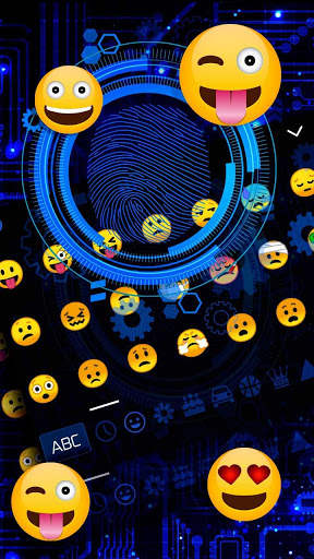 Finger Print Scanner Keyboard Theme screenshot 3