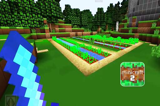Mini Craft: Crafting & Building 2 screenshot 2