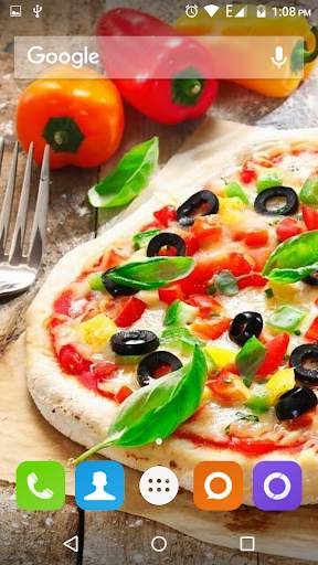 Pizza Wallpaper Hd screenshot 2