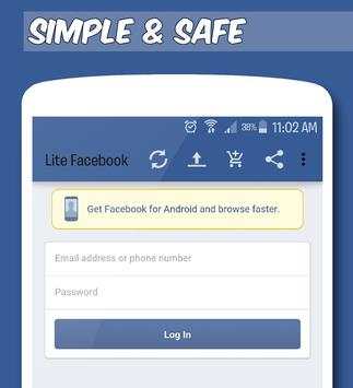 Faster Social Lite screenshot 1
