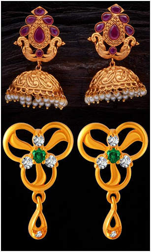 Earrings Jewelery Designs Photo Editor screenshot 5