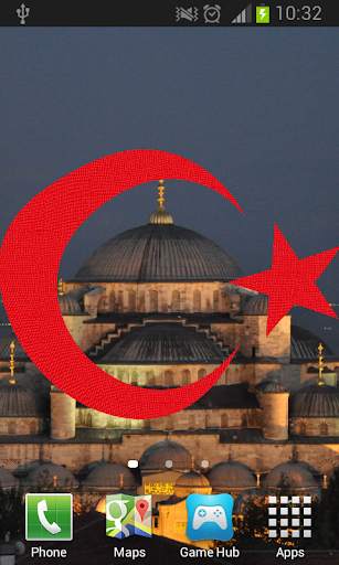 Turkey Flag Live Wallpaper screenshot 4