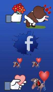 Gif Stickers for Facebook Messenger screenshot 1