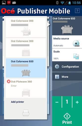 Océ Publisher Mobile screenshot 2