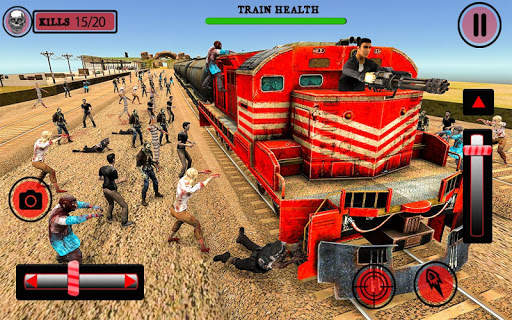 US Army Train Zombie Shooting screenshot 14