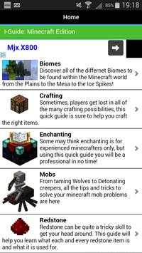 I-Guide: Minecraft Edition screenshot 1