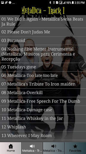 150  Songs of Metallica 2 تصوير الشاشة