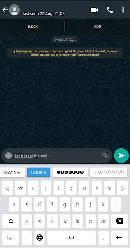 Hand fonts for FlipFont screenshot 4