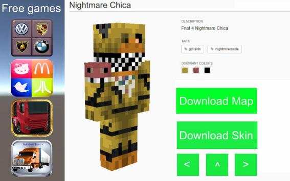 Great skin FNAF for Minecraft screenshot 2