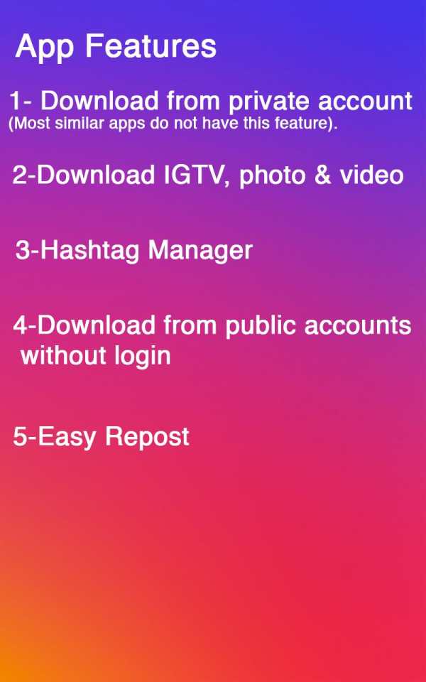 photo & video downloader for instagram screenshot 1