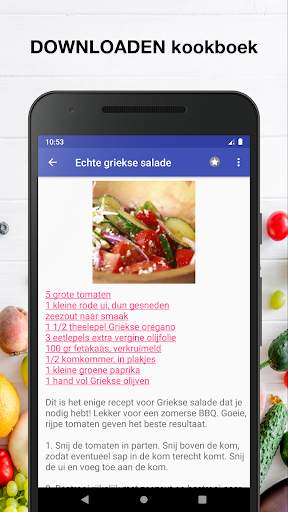 Gezonde recepten nederlands app gratis 2 تصوير الشاشة