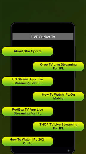 Hot Live Cricket TV - Free Hustar Shows Tips screenshot 1