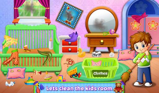 Home Cleanup Game | Doll House Cleaning | Doll set screenshot 21