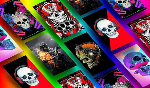 Skull Wallpaper HD screenshot 1