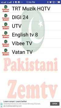 Pakistani Zemtv screenshot 3