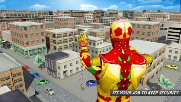 Flying Robot Superhero: Crime City Rescue स्क्रीनशॉट 2