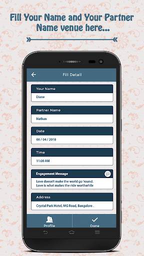 Engagement Invitation Card Maker screenshot 2