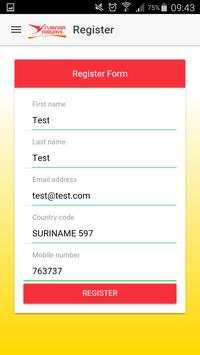 Surinam Airways screenshot 3