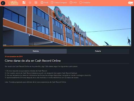 Cash Record Compra Online screenshot 8