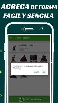 Stickers de Deadpool para WhatsApp (WaStickers) screenshot 4