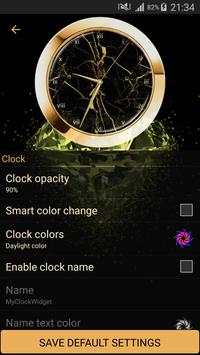Gold Clock Wallpaper screenshot 5
