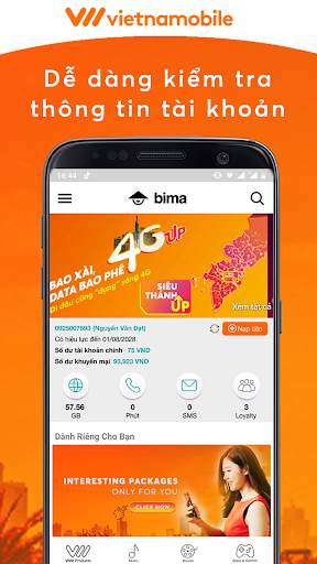 Bima - MyVietnamobile screenshot 5