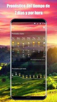 Widget de pronóstico del tiempo screenshot 6