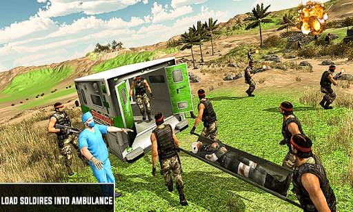 Army Ambulance Driving Rescue Operation स्क्रीनशॉट 3